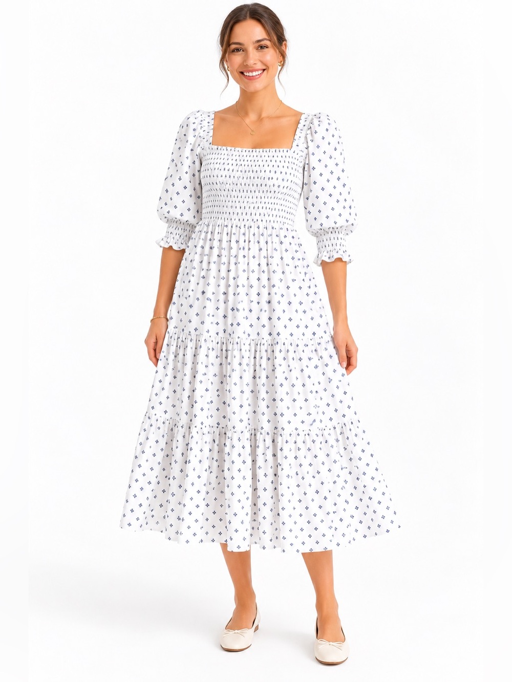 Hill House Home Nesli Nap Dress Pampelonne Paisley XL NWT